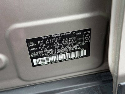 2019 Subaru Outback 2.5i Premium