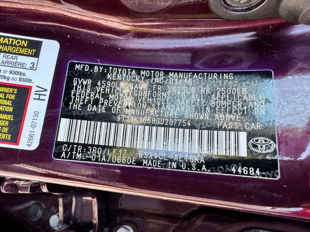 2016 Toyota Avalon XLE Premium