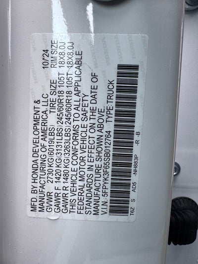 2025 Honda Ridgeline TrailSport