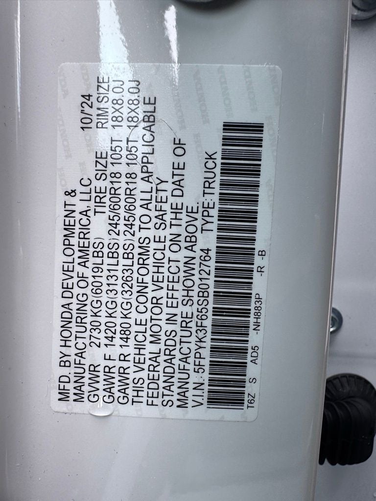 2025 Honda Ridgeline TrailSport