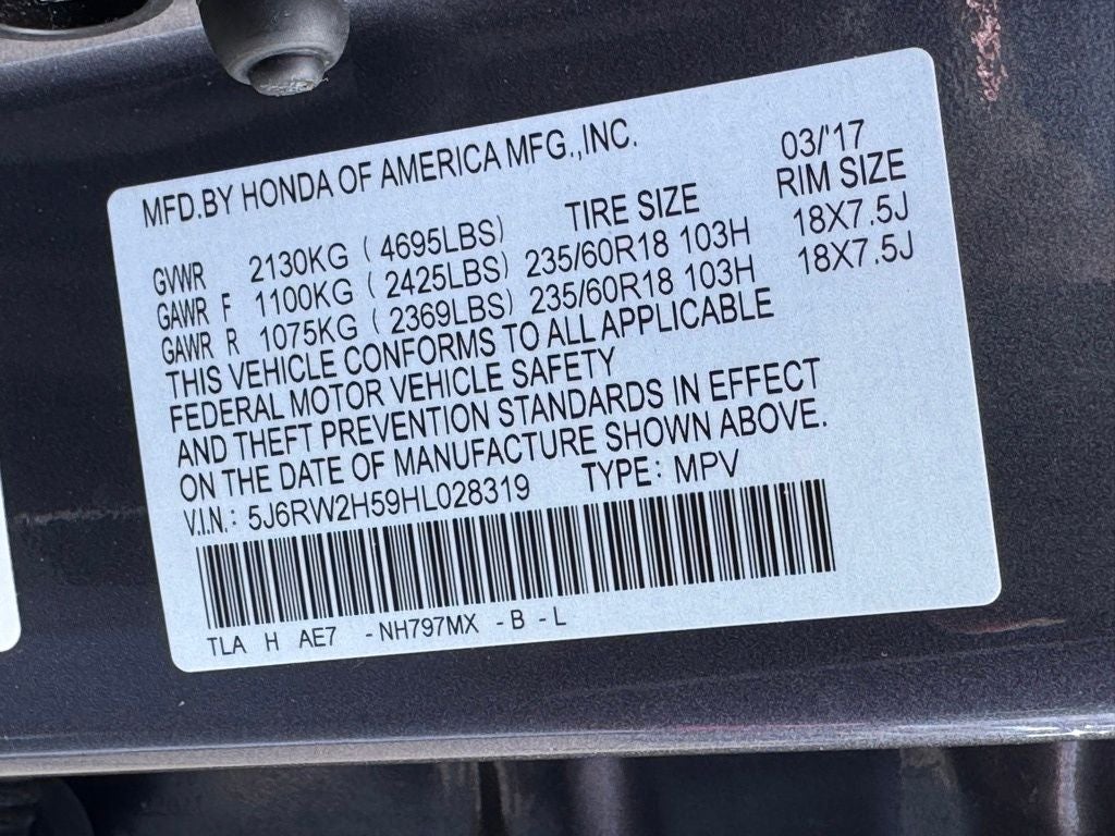 2017 Honda CR-V EX