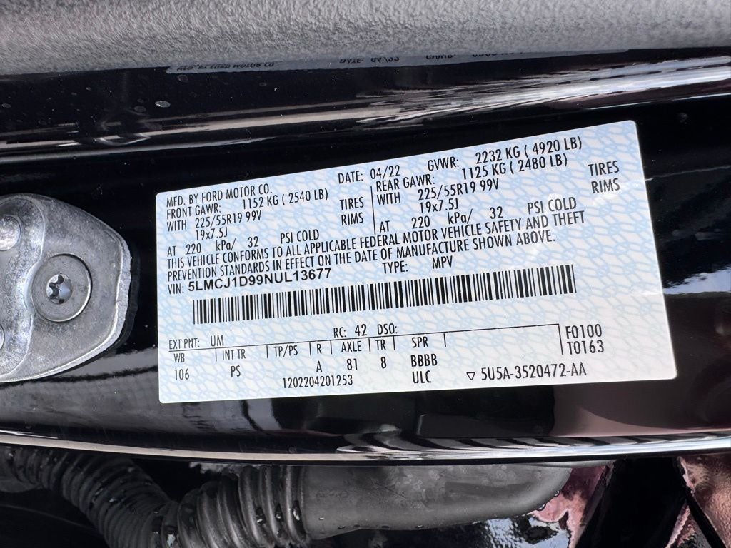 2022 Lincoln Corsair Standard