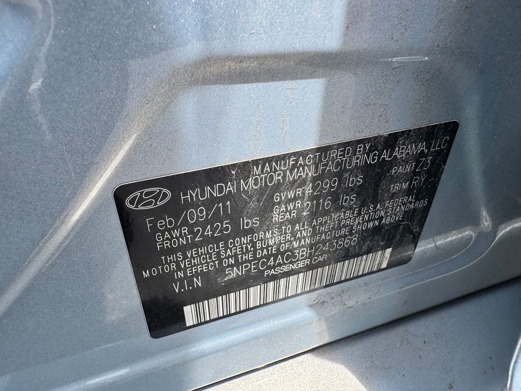 2011 Hyundai Sonata SE