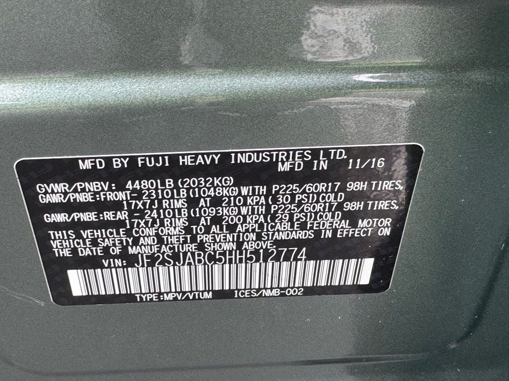 2017 Subaru Forester 2.5i
