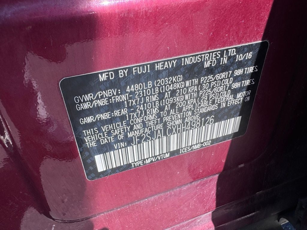 2017 Subaru Forester 2.5i Limited