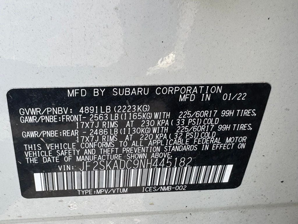 2022 Subaru Forester Premium