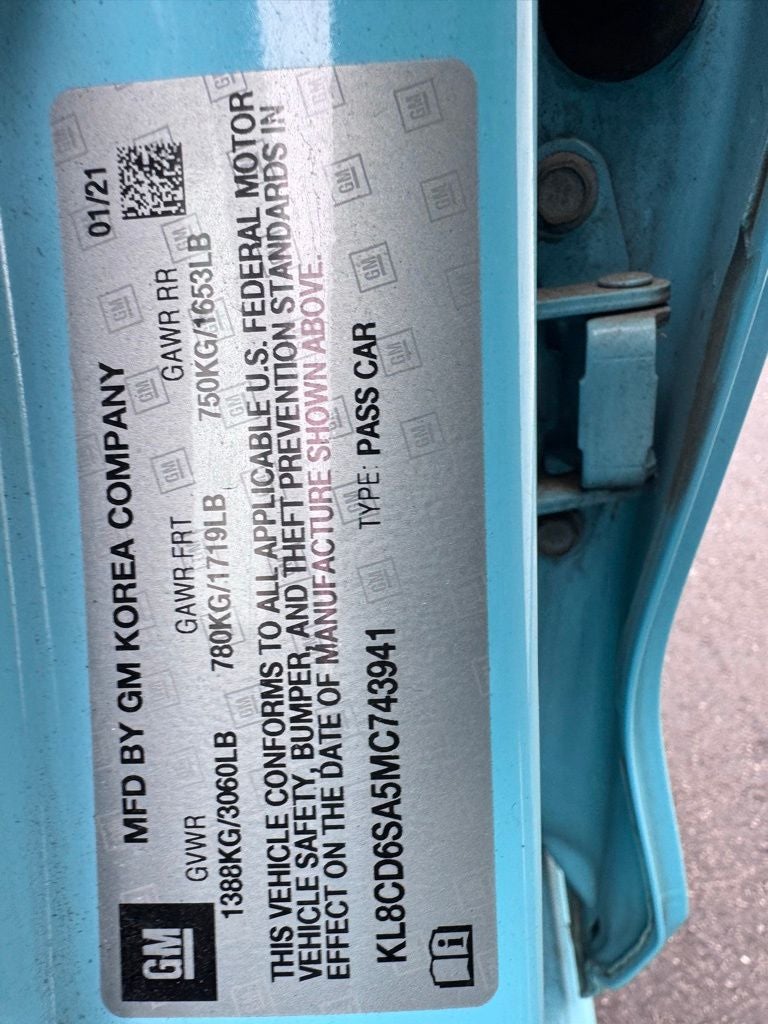 2021 Chevrolet Spark 1LT