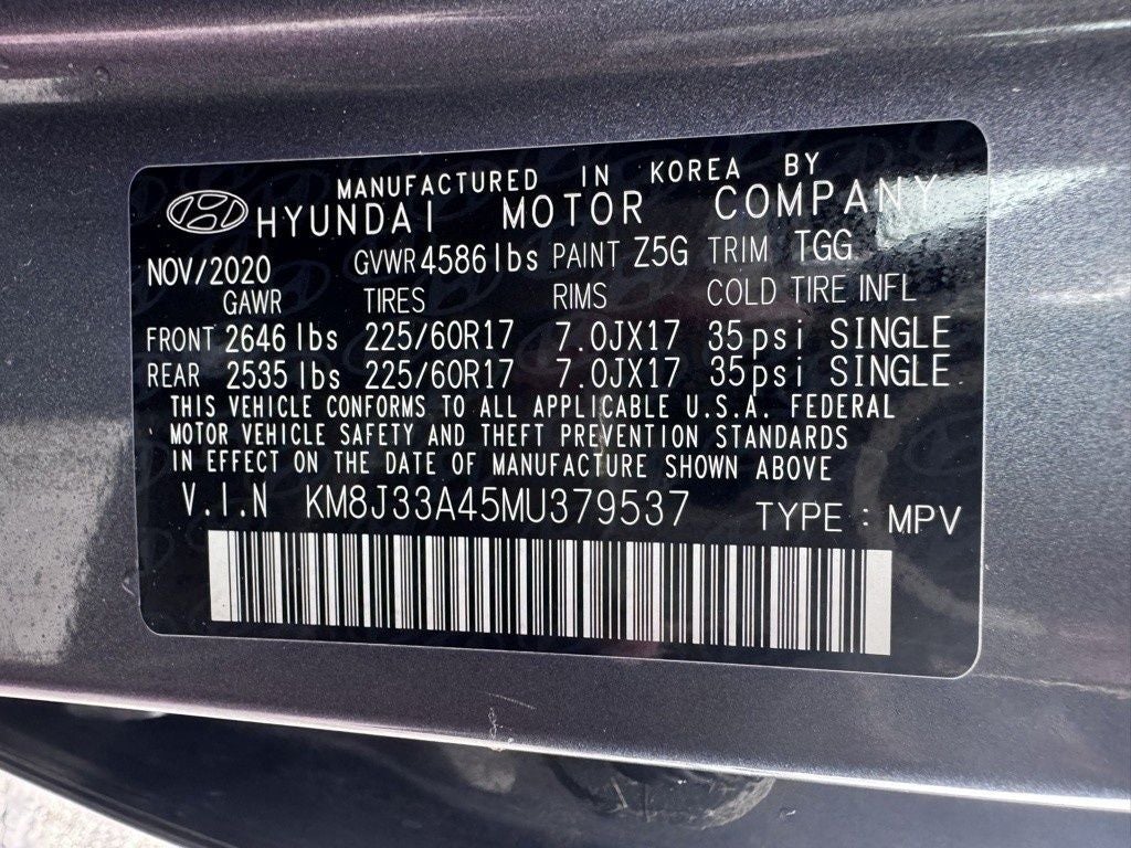 2021 Hyundai Tucson Value