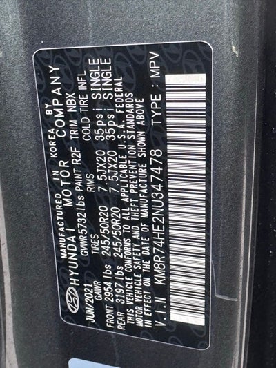 2022 Hyundai Palisade Calligraphy