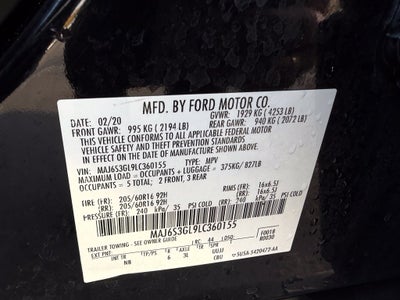 2020 Ford EcoSport SE