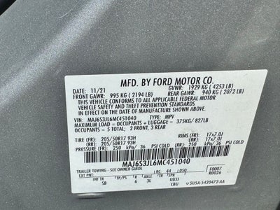 2021 Ford EcoSport SES