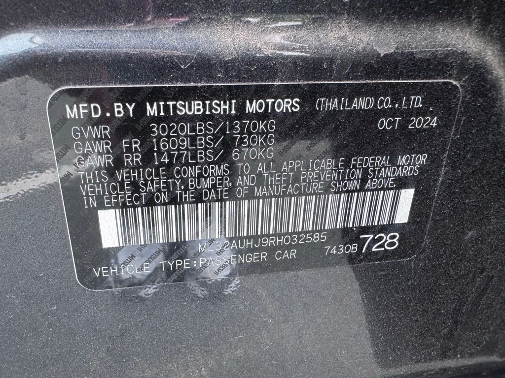 2024 Mitsubishi Mirage LE