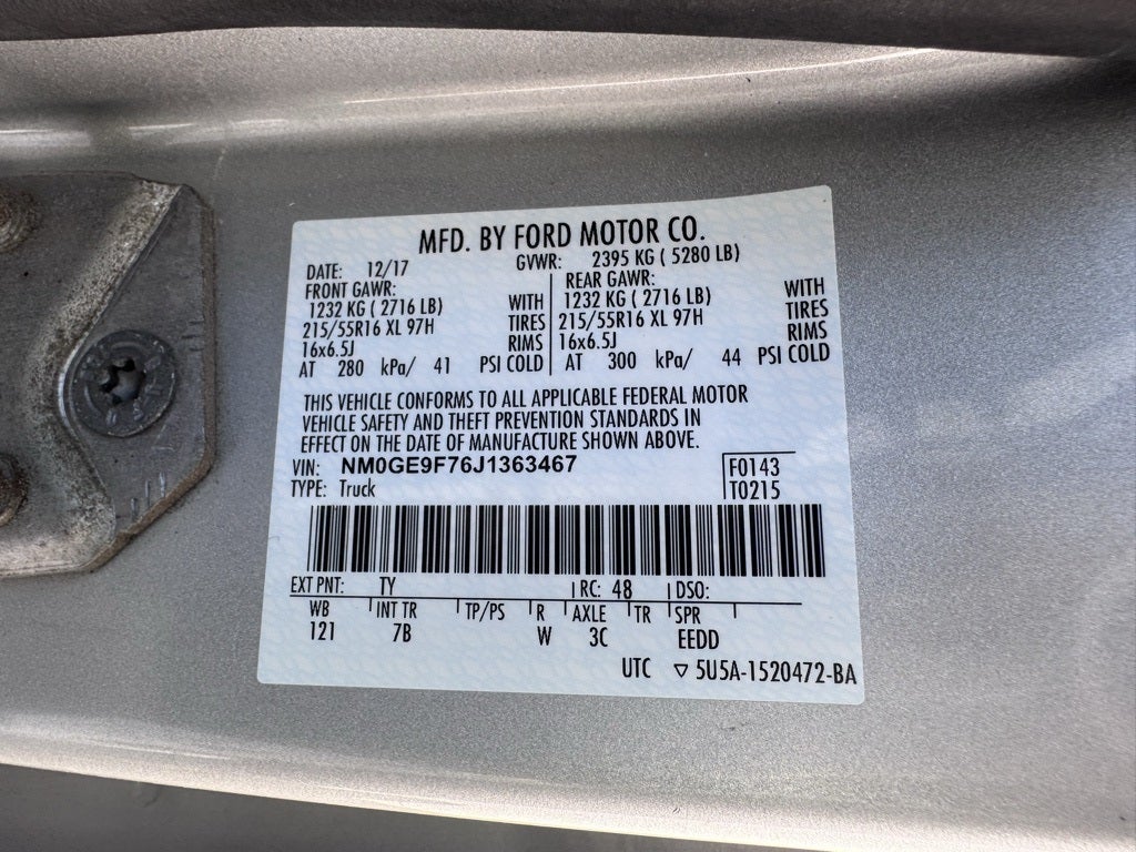 2018 Ford Transit Connect XLT