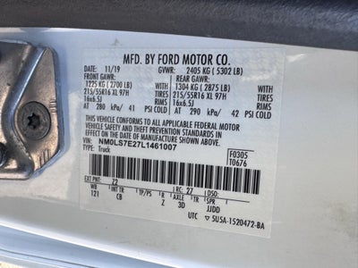 2020 Ford Transit Connect XL