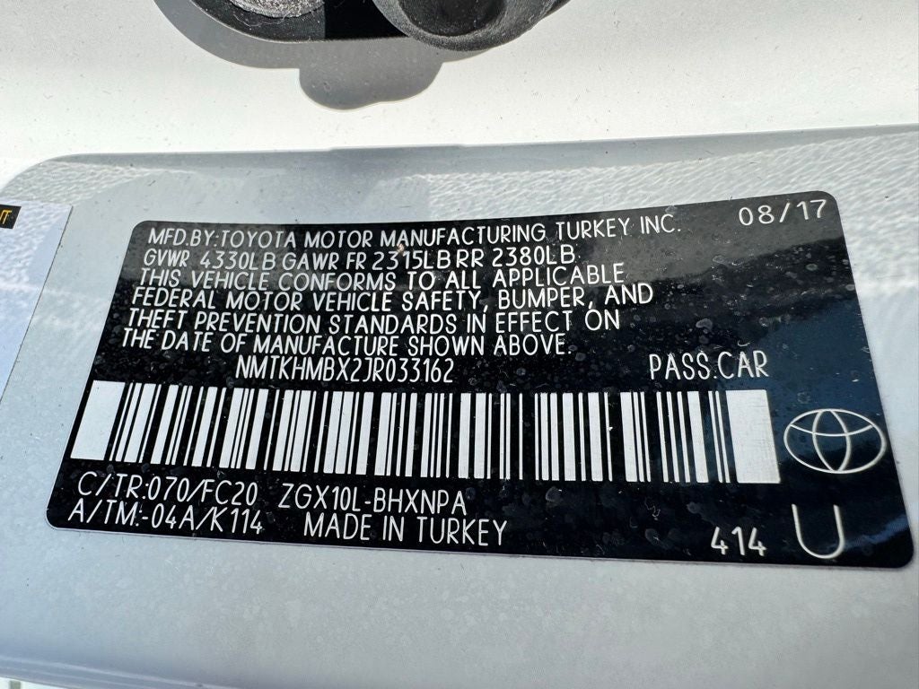 2018 Toyota C-HR XLE Premium